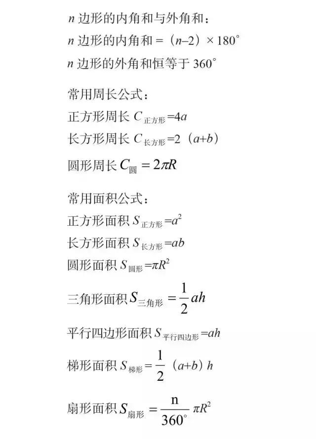 必背！行測模塊滿分萬用公式！